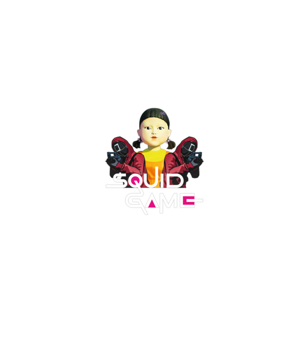 Squid game - Nyerd meg az életed minta fekete pólón