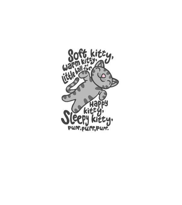 Soft kitty ... The Big Bang Theory  minta világoskék pólón