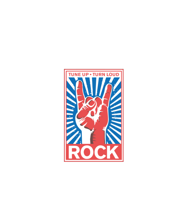Rock zene tekerd hangosra minta fekete pólón