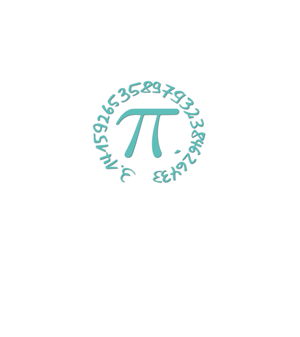 Pi - matematika - 3.14 minta fekete pólón