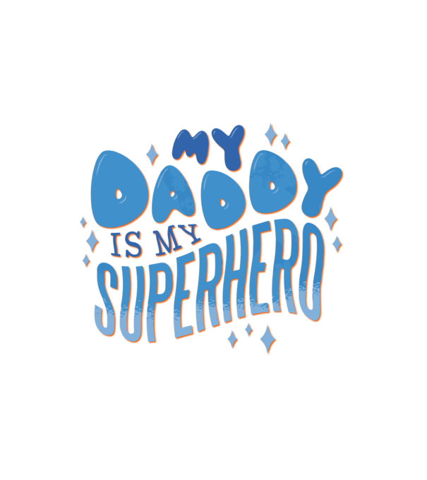 Apa szuperhős - superhero minta fehér pólón