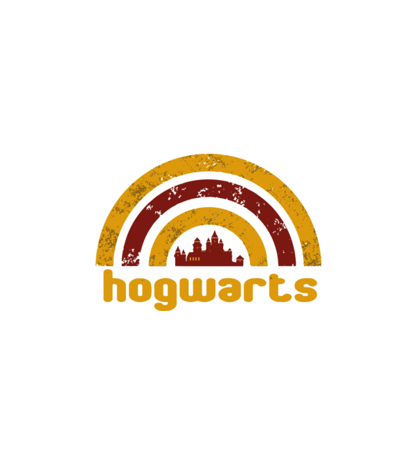 Hogwards minta fehér pólón