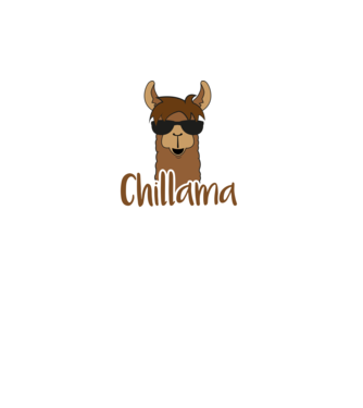Chillama minta fehér pólón