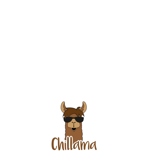 Chillama minta fehér pólón