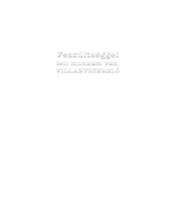 Feszültséggel teli munkám van minta sötétkék pólón