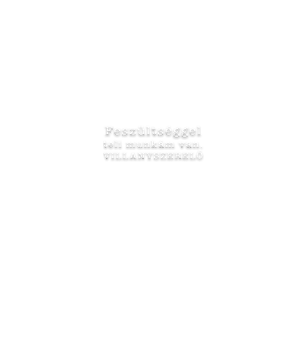 Feszültséggel teli munkám van minta fekete pólón