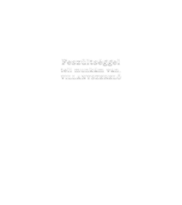 Feszültséggel teli munkám van minta fekete pólón