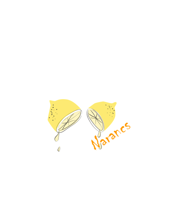 Narancs minta homokszín pólón