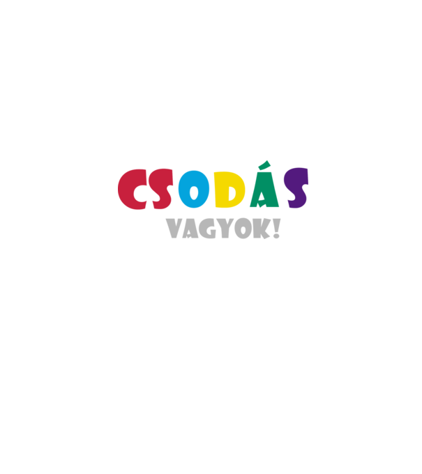 Csodás vagyok minta fekete pólón