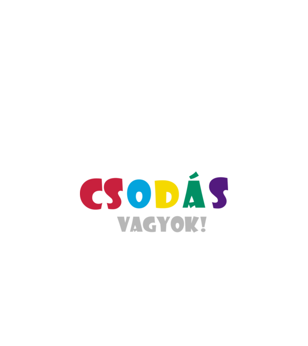 Csodás vagyok minta fekete pólón