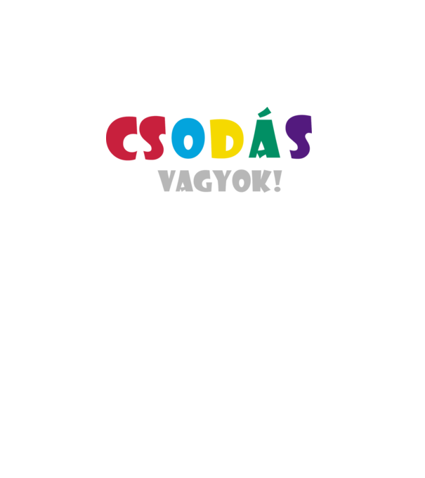 Csodás vagyok minta türkiz pólón