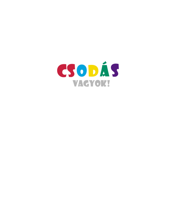 Csodás vagyok minta fekete pólón