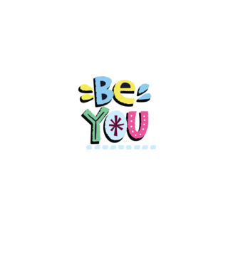 Be You minta fekete pólón