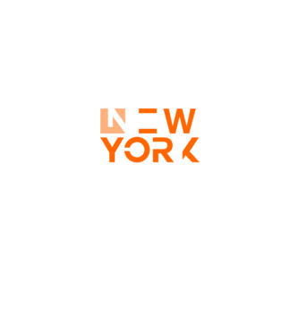 New York minta fekete pólón