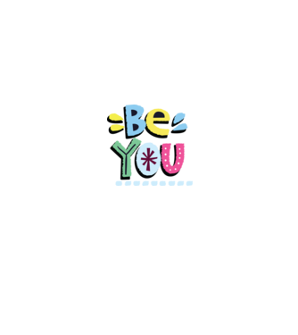 Be You minta fekete pólón
