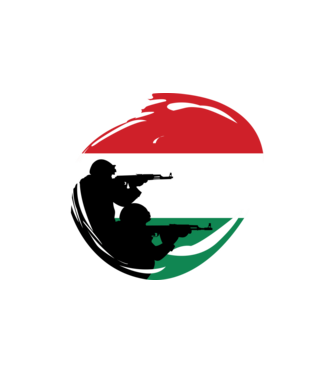 Magyar katonaság minta fehér pólón