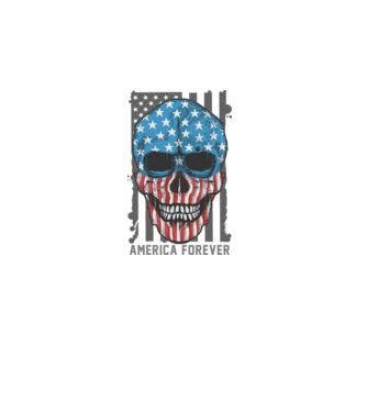 America Forever minta fehér pólón