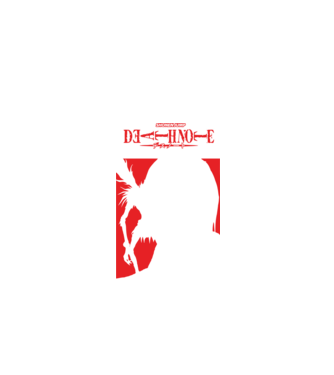 Death Note minta fekete pólón