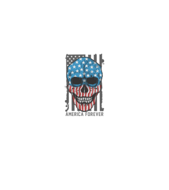 America Forever minta fehér pólón