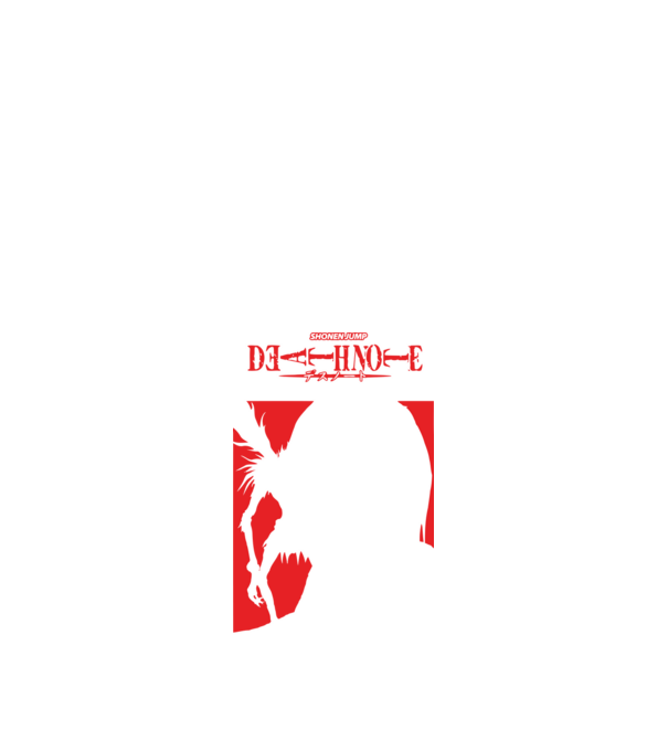 Death Note minta fekete pólón