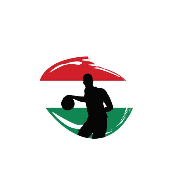 Magyar kézilabda minta fehér pólón