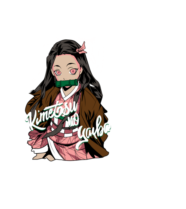 Demon Slayer - Kimetsu no Yaiba minta fekete pólón