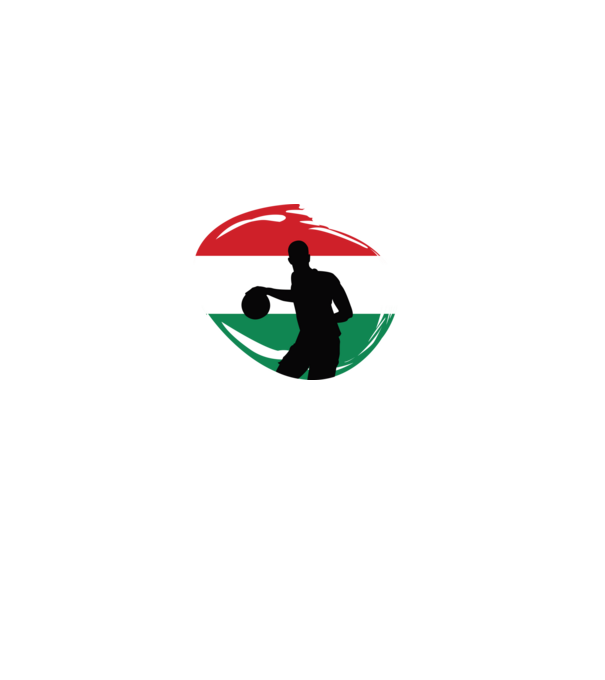 Magyar kézilabda minta fekete pólón