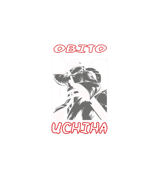 Obito Uchiha minta fehér pólón
