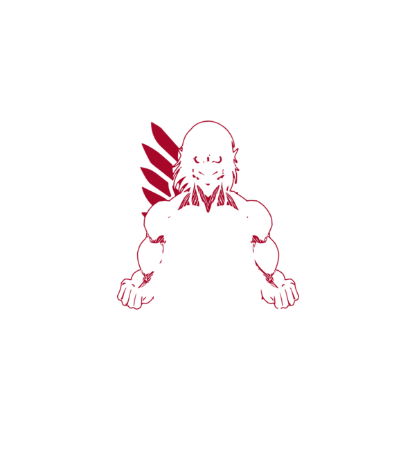Attack Titan minta fehér pólón