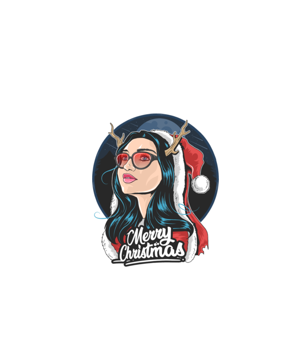 Merry Christmas 2 minta fekete pólón