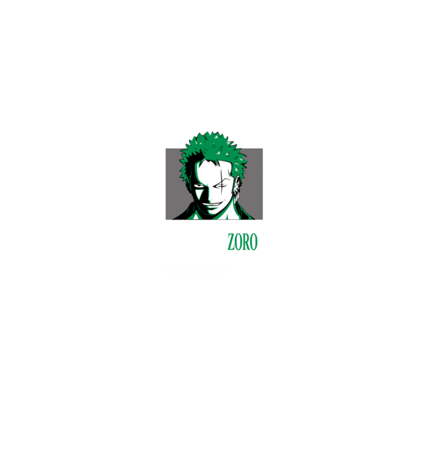 Roronoa Zoro minta farmerkék pólón