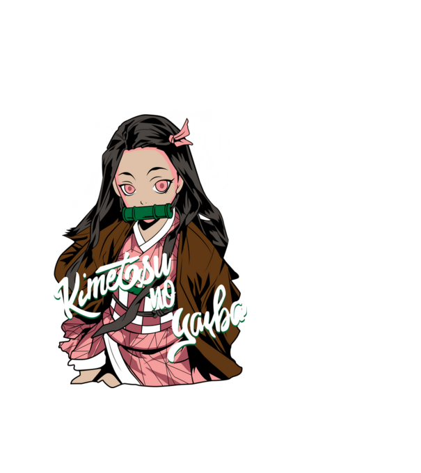 Demon Slayer - Kimetsu no Yaiba minta fehér pólón