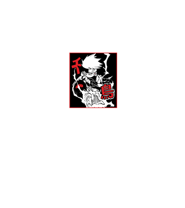Kakashi Hatake minta farmerkék pólón