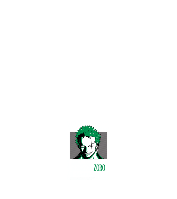 Roronoa Zoro minta sötétkék pólón