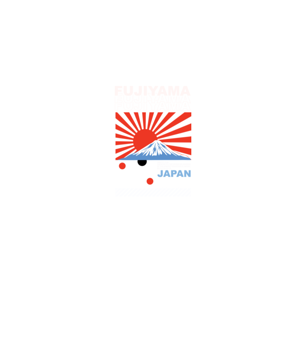 Fujiyama minta farmerkék pólón