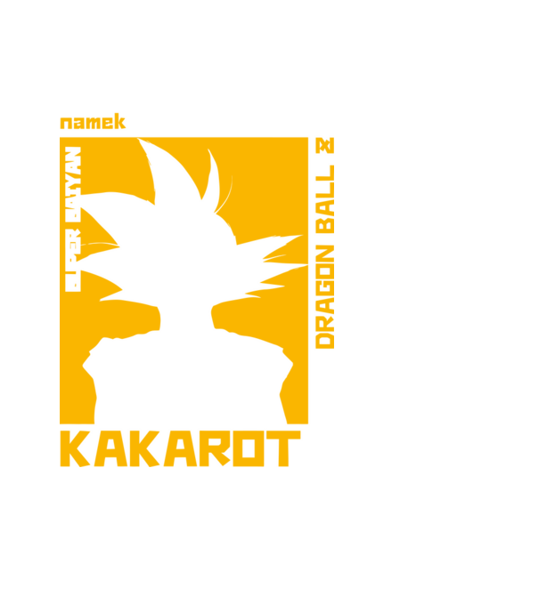 Dragon Ball Z minta fekete pólón