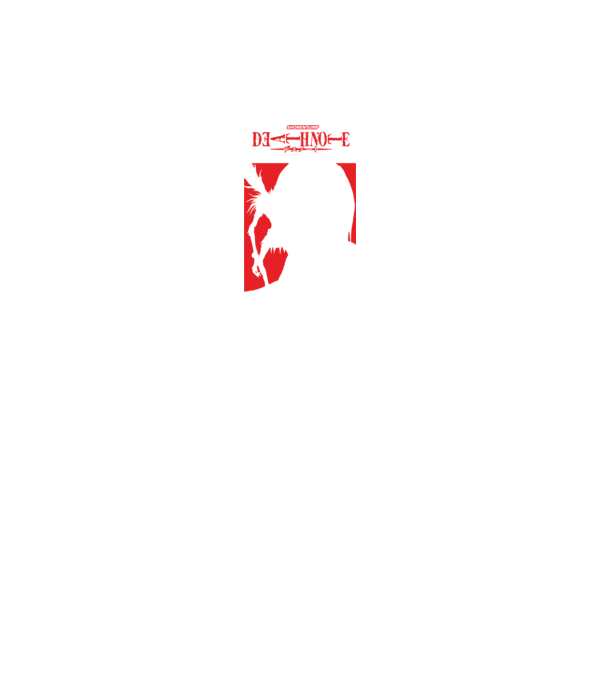 Death Note minta fekete pólón