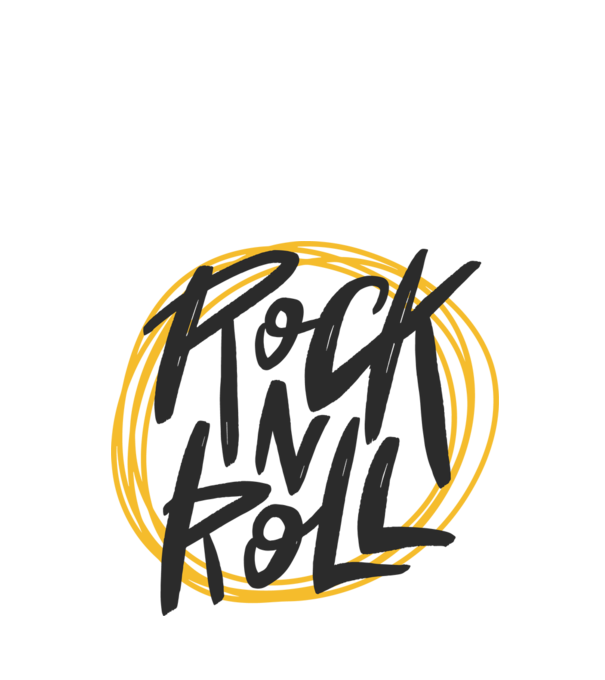 Rock N Roll minta almazöld pólón