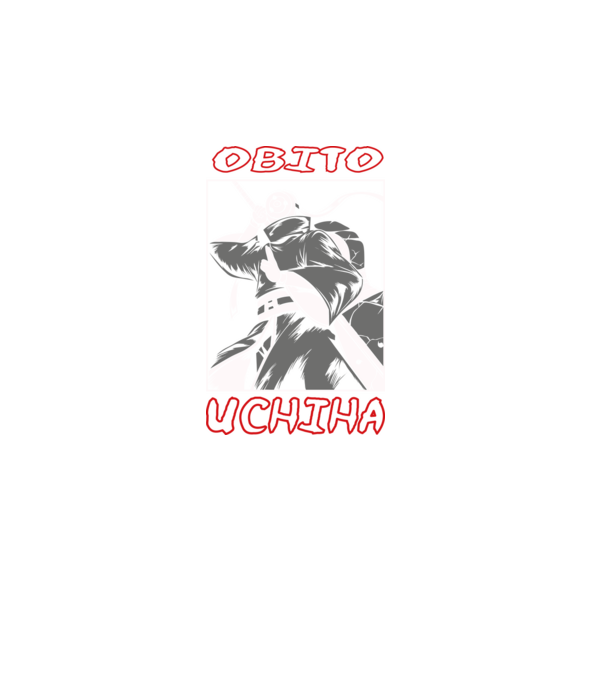 Obito Uchiha minta fekete pólón