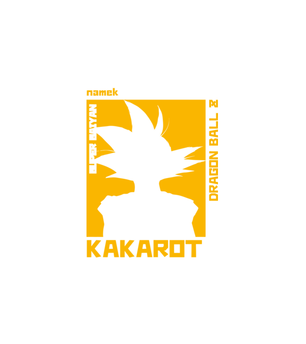 Dragon Ball Z minta fehér pólón