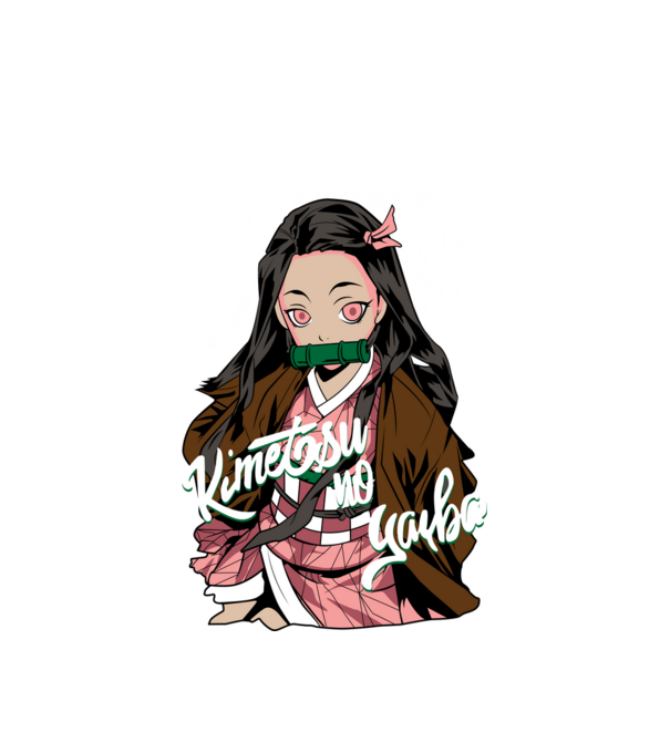 Demon Slayer - Kimetsu no Yaiba minta fehér pólón