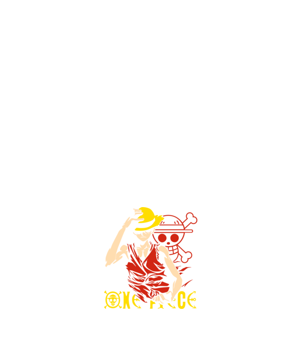One Piece minta sötétkék pólón