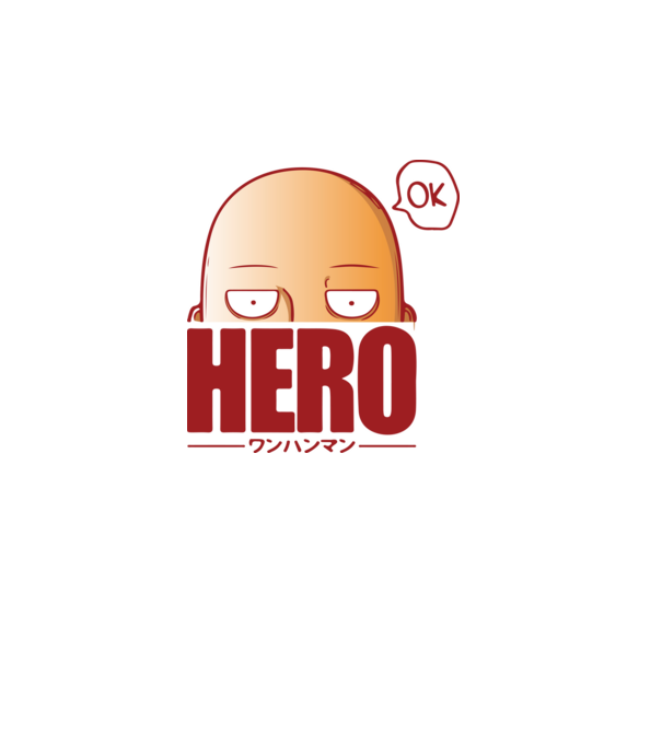 One-Punch Man minta szürke pólón