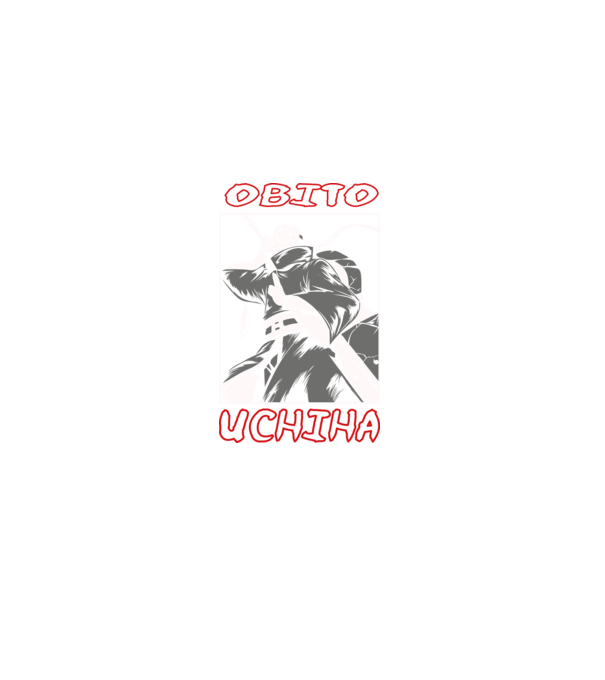 Obito Uchiha minta fekete pólón