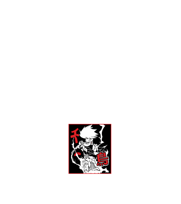 Kakashi Hatake minta sötétkék pólón