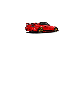 Honda S2000 minta fekete pólón