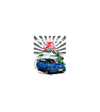 Subaru Impreza WRX  minta homokszín pólón