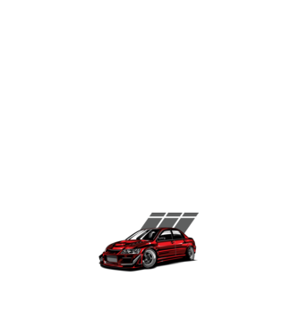 Mitsubishi Lancer 2.0 EVO 8  minta sötétkék pólón