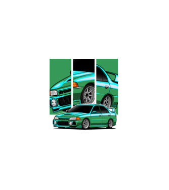 Subaru Impreza STi  minta fehér pólón