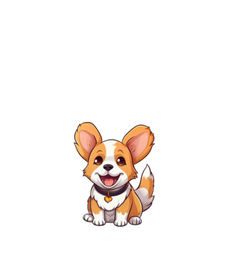  Aranyos Pembroke Welsh Corgi  minta fehér pólón